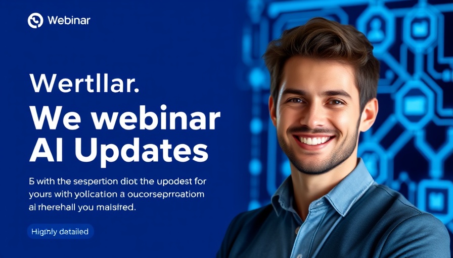 Google AI updates and Claude 4 impact discussed in online broadcast poster.