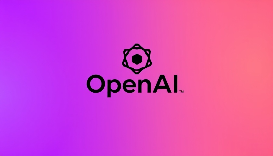 OpenAI logo on a purple gradient background.