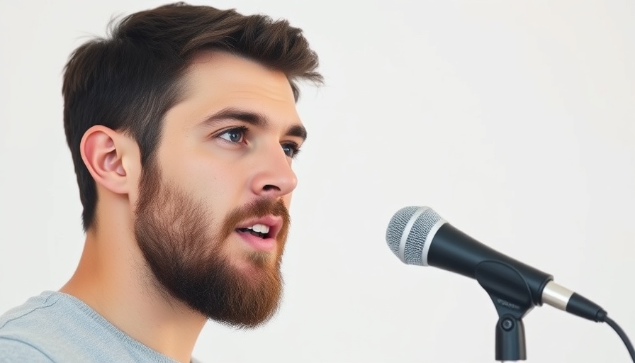 AI Models and Context Windows in podcast setting with man using microphone.