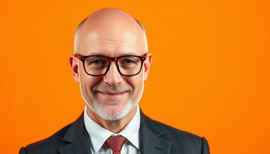 Bald man in glasses smiling by 'seths.blog' logo, just the right length.
