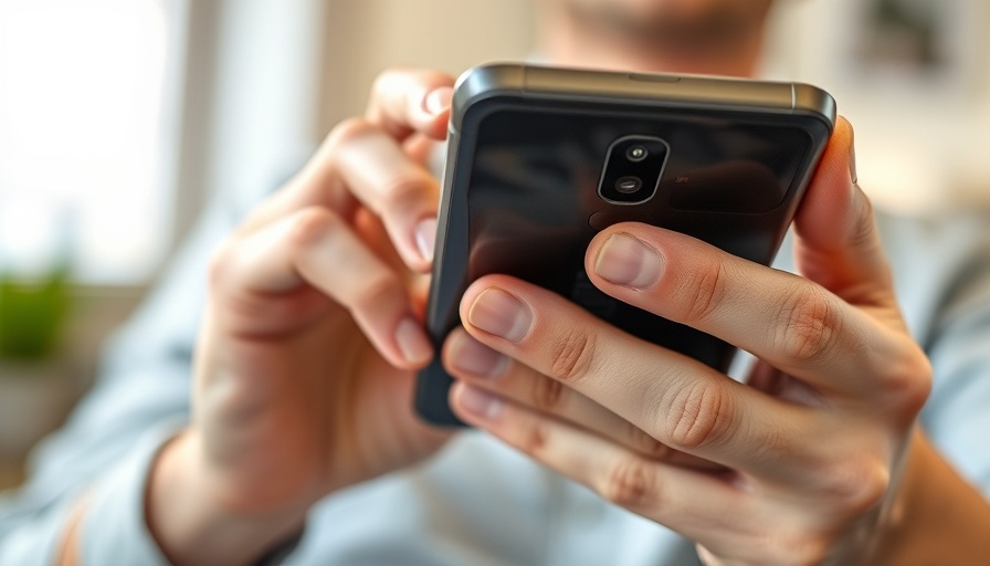 iOS 26 features for entrepreneurs on a smartphone, close-up view.