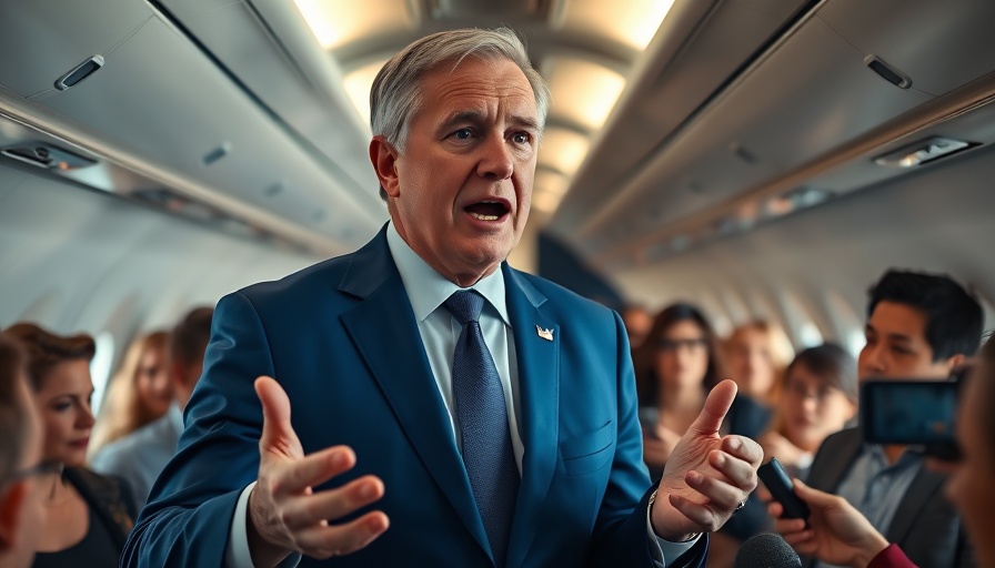 Politician discusses TikTok ban delay in plane interview.