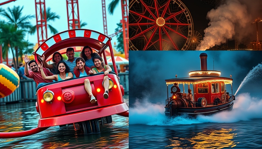 Diverse rides at Disney and Universal theme parks, thrilling and enchanting.