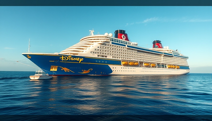 Luxurious Disney cruise ship sailing, ocean adventure updates.
