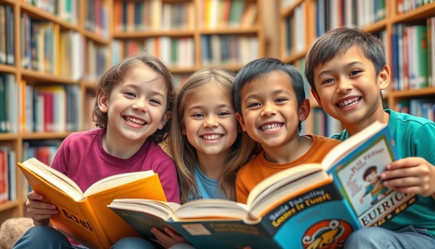 Children enjoying books in a library, Parenting Guide for Special Needs.