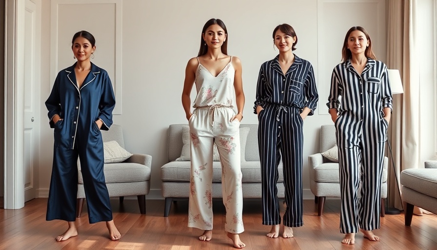 Chic Sleepwear Style 2025: Elegant pajamas in a cozy setting.