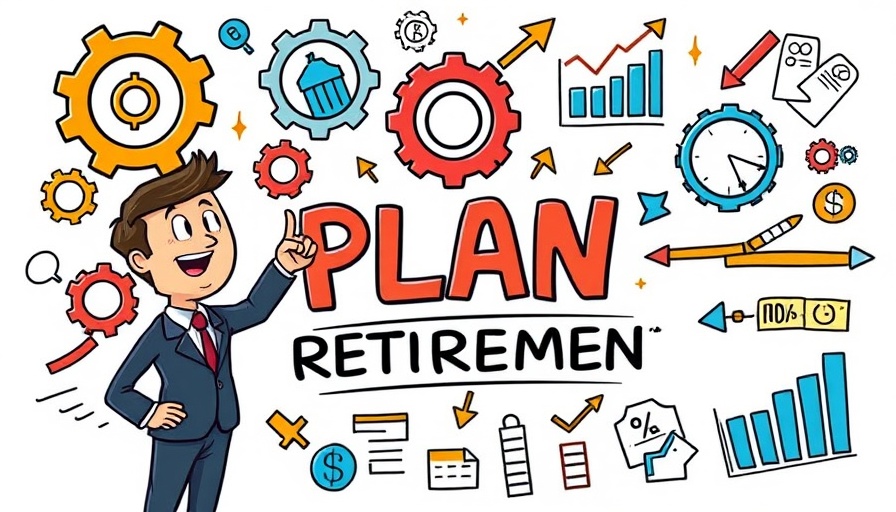 Illustration of smart financial decisions for business owners in retirement planning.