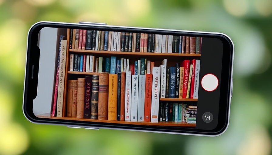 Google Lens analyzing bookshelf for AI news summary context.
