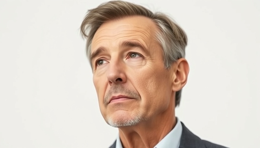 Middle-aged man reflecting, conveying customized investment strategies.