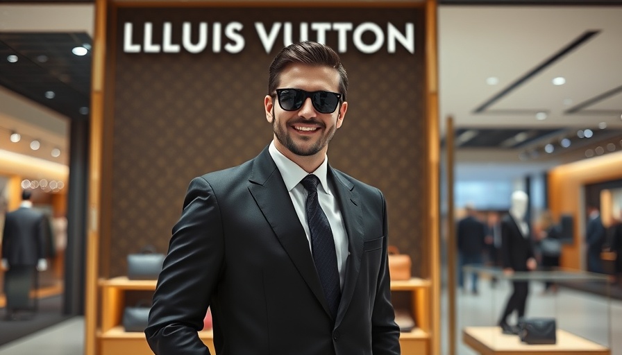 Quin Lewis at Paris Men's Fashion Week in a sleek black suit.