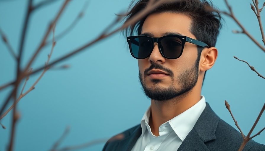 Man embodying business leadership curiosity with a modern look.