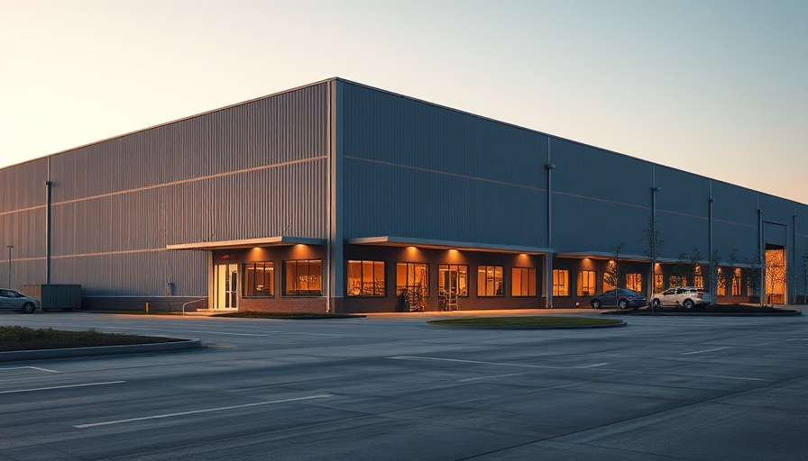 Cincinnati industrial real estate investment: modern warehouse exterior