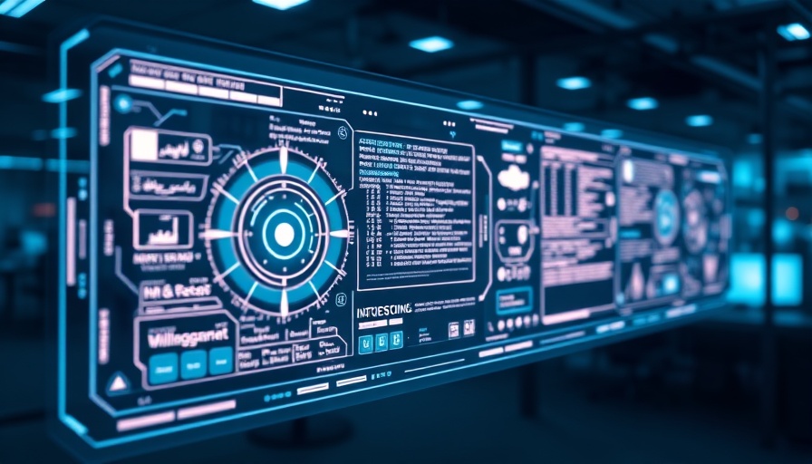 Futuristic glowing AI interface representing AI regulation