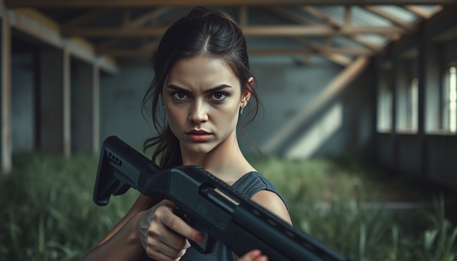 Chronological Mode in The Last of Us Part II: Intense female character.