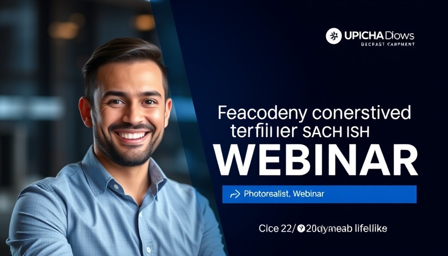 Promotional banner for ChatGPT Custom GPTs webinar with speaker headshot.