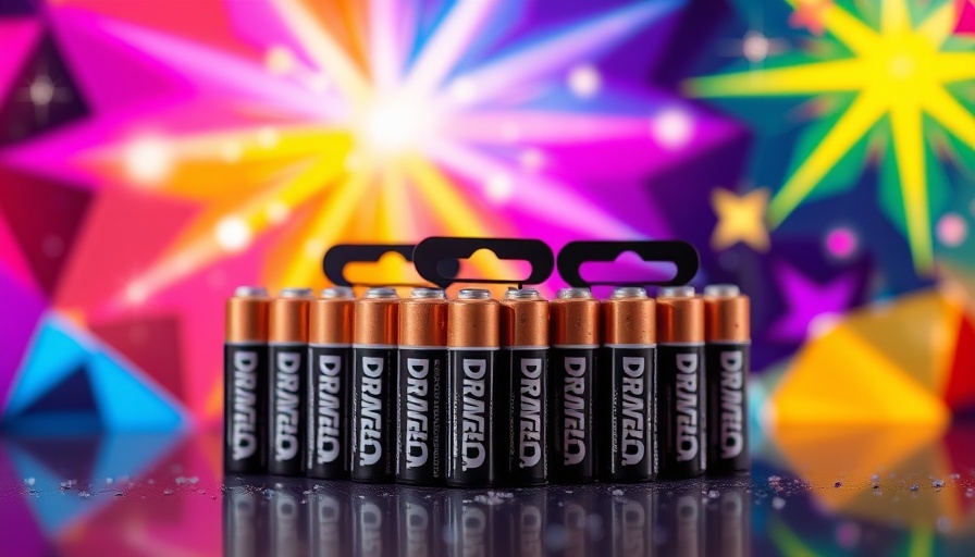 Duracell batteries in vibrant background highlighting a Prime Day battery deal.