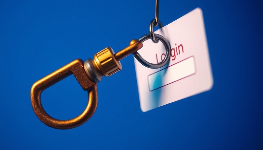 Email phishing scams concept with login form on hook.
