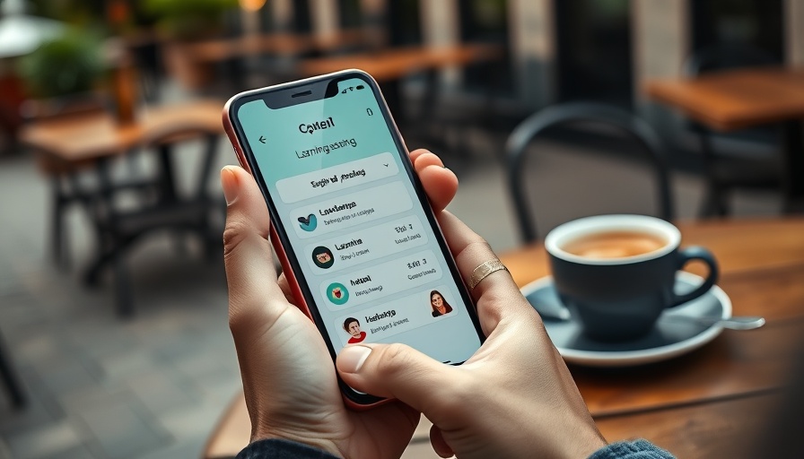 Learn 56 Languages for Just $35 app interface shown in outdoor setting.