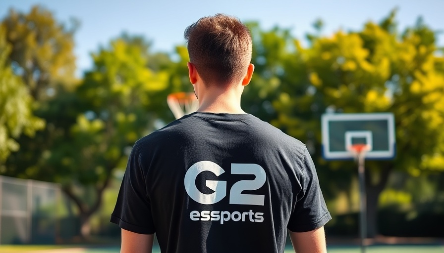 G2 Esports Fashion Collaboration with Smiley in an outdoor setting.