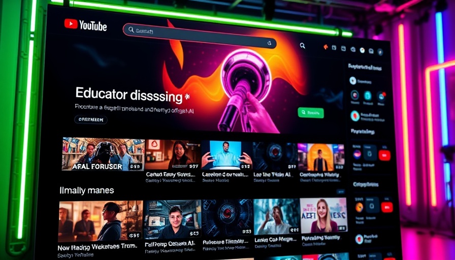 YouTube channel interface on mastering AI