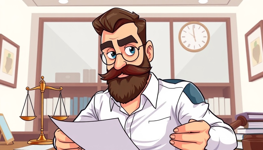 One Big Beautiful Bill: Man reviews documents in office.