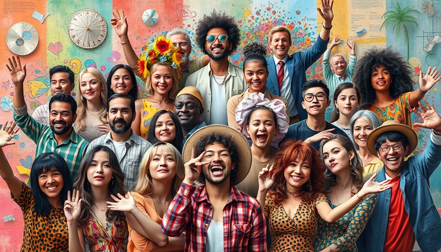 AI in creative content creation collage showcasing diverse artistic styles.
