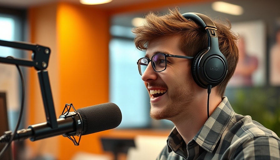 Engaged podcaster discusses AI for entrepreneurs.