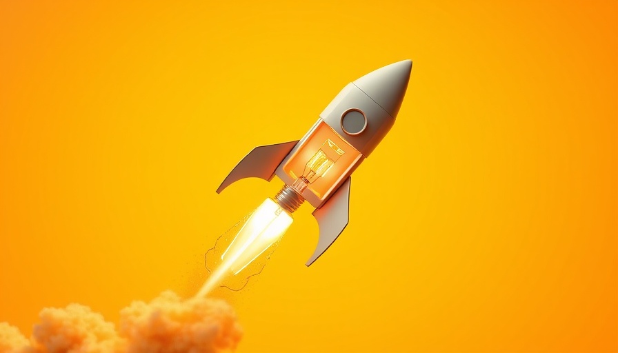 Innovative rocket-shaped light bulb for essential AI resource pack.