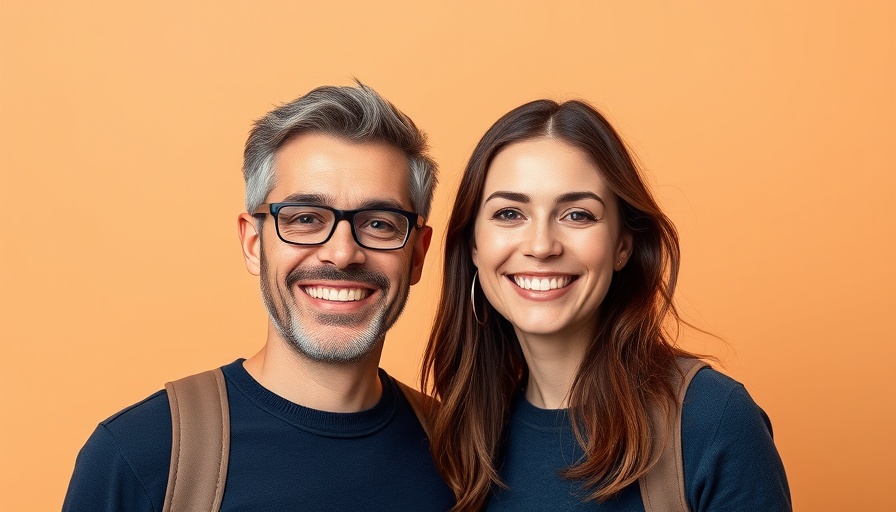 Smiling professionals discussing AI staff retention.