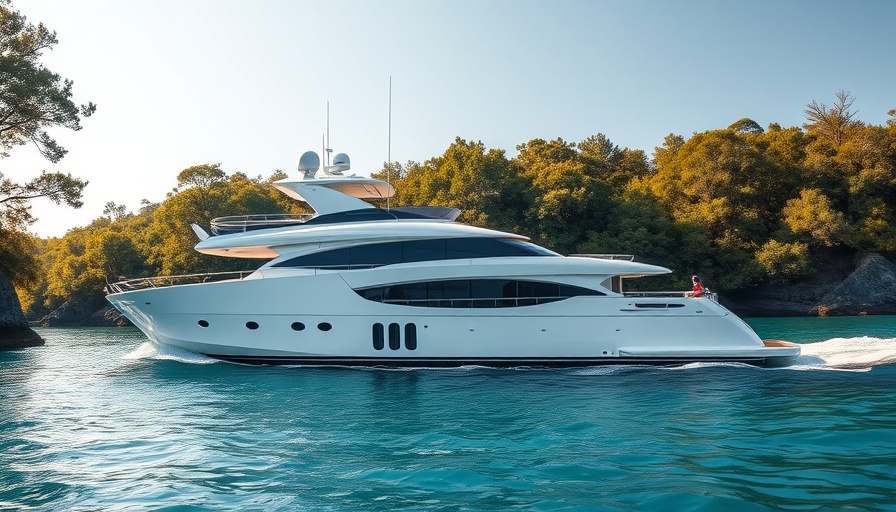 Luxury yacht in Croatia cruising through clear waters.