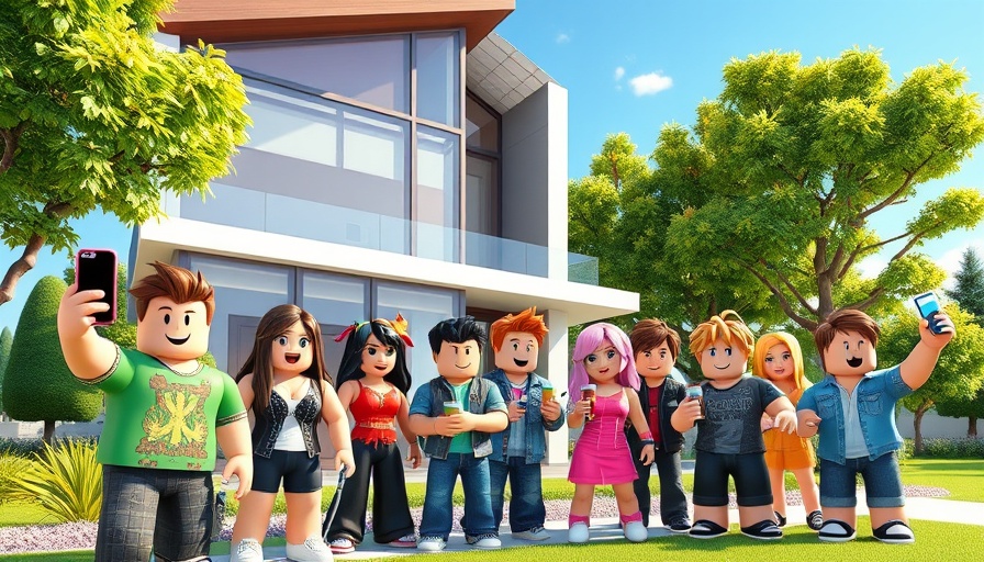 Roblox avatars enjoying by a pool, showcasing content safety and fun