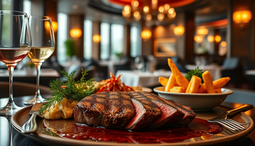 Are Steakhouses Seafood Worth It: Elegant steak and seafood in luxury setting.