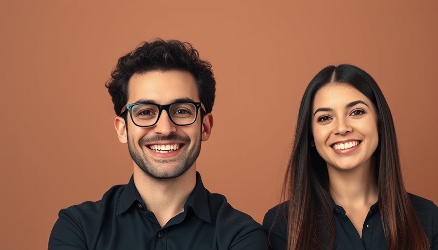 Smiling professionals discussing the latest AI news 2025.