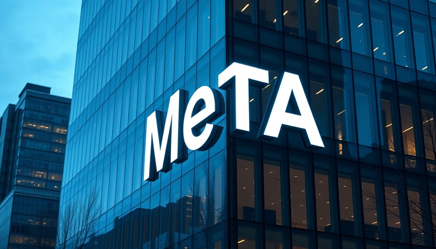 Modern Meta office building at dusk, latest AI news 2025