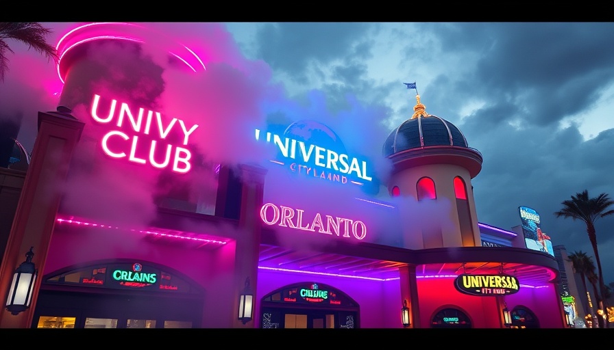Vibrant club exterior at Universal CityWalk Orlando, best places to visit.