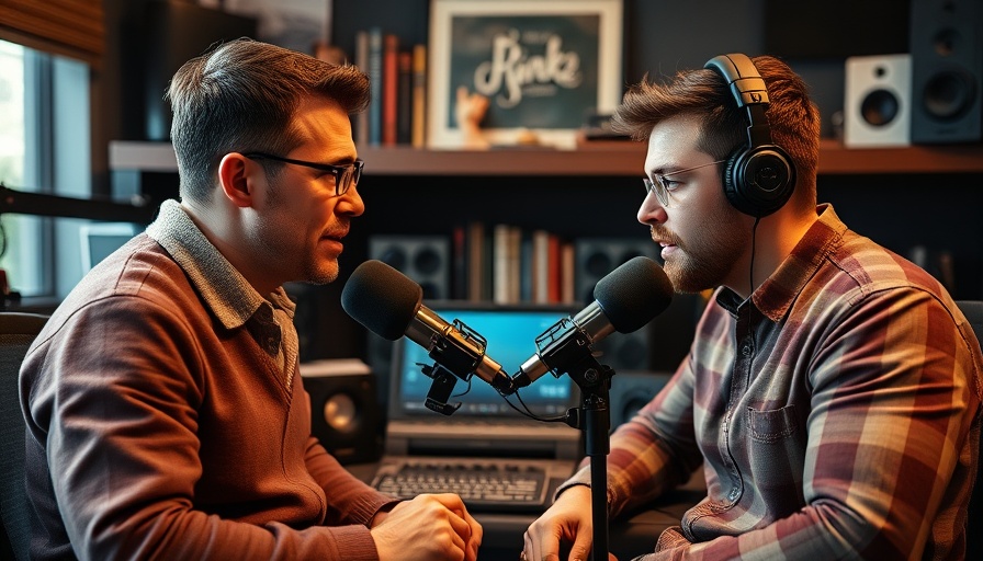 AI for entrepreneurs podcast studio session, dynamic discussion.
