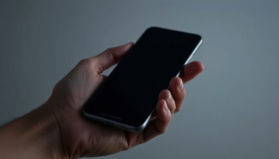 Samsung Galaxy Event: Sleek smartphone held in hand with close-up view.