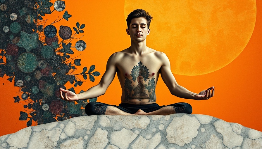 AI automation for entrepreneurs: Surreal meditation collage