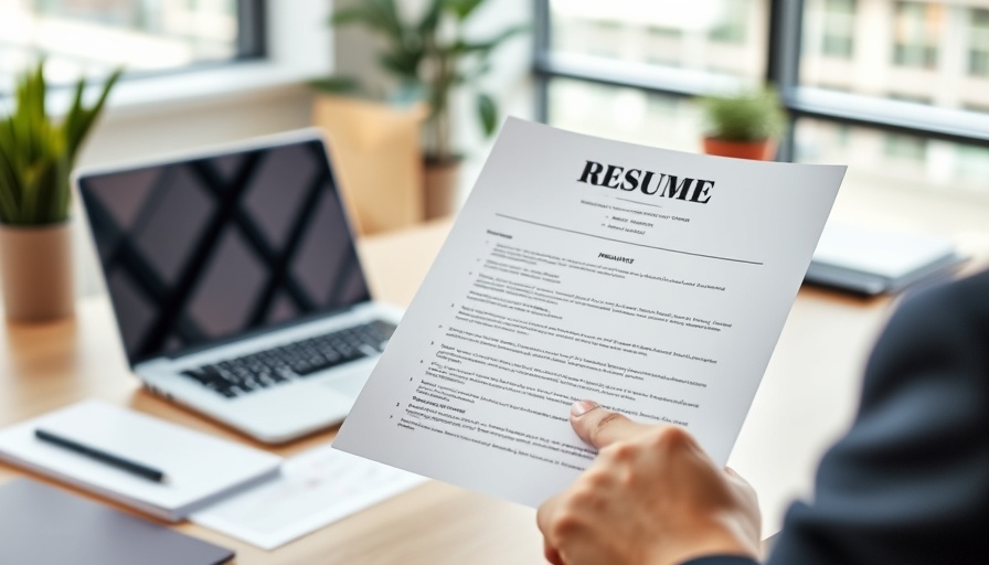 Resume review indicating AI skills salary boost in professional setting.
