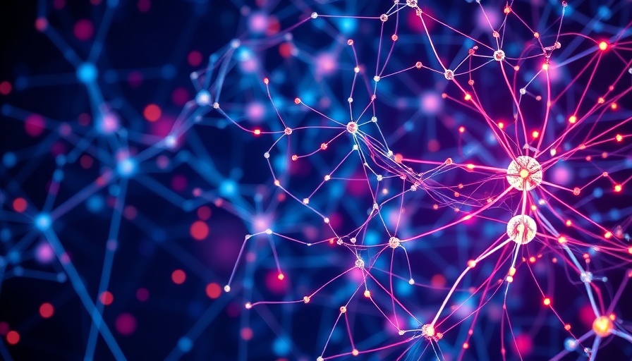 Abstract depiction of AI networks for 'cost of chasing AGI'.