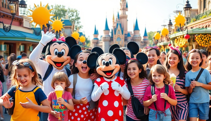 Excited visitors enjoying Disney VIP tours in Orlando.