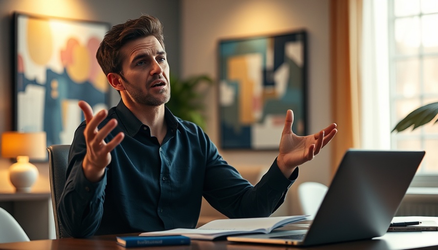 Young man explaining in a modern setting, Google Nano Banana AI Tool discussion.