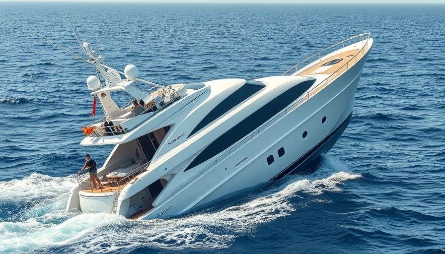 Luxury yacht safety measures in action during sinking incident