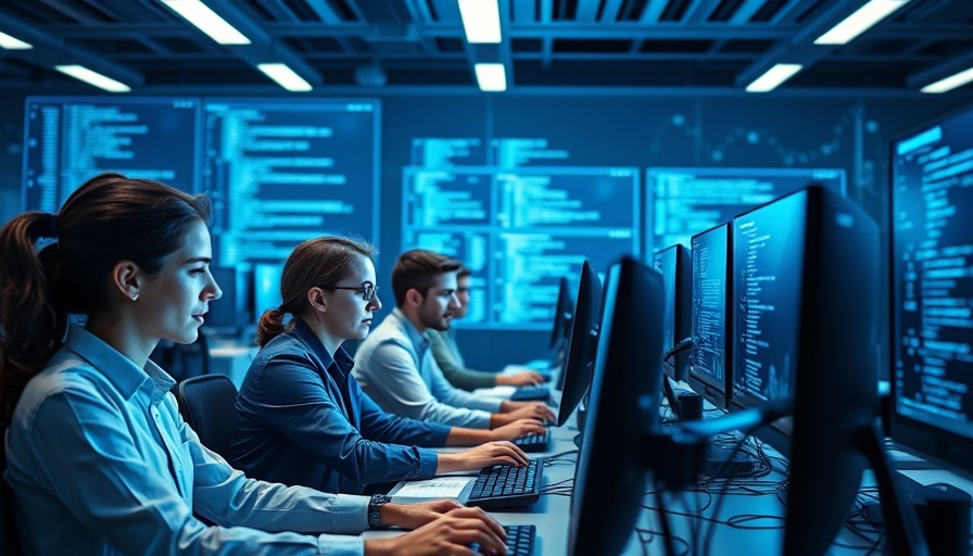AI automation for entrepreneurs: professionals coding in modern office
