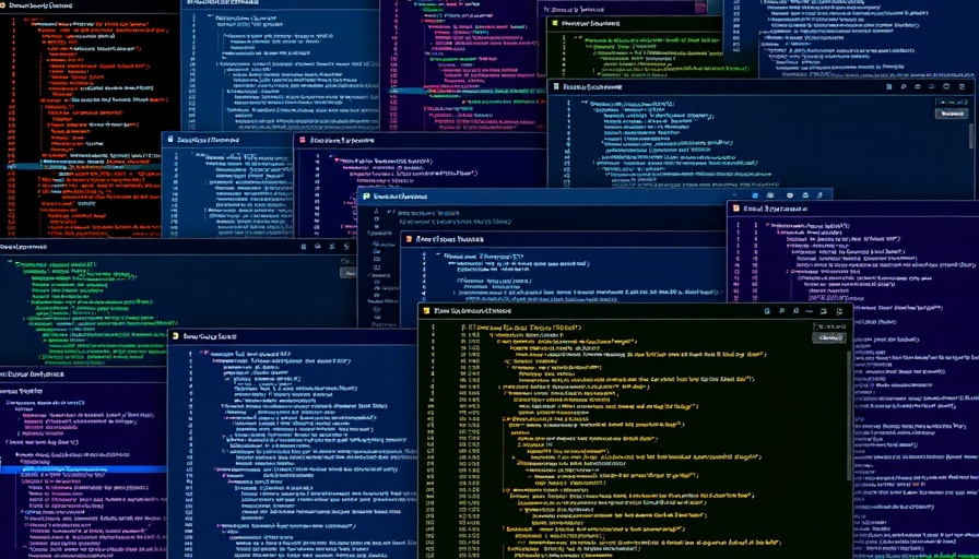 Colorful code editor windows overlay, AI Updates for Entrepreneurs.
