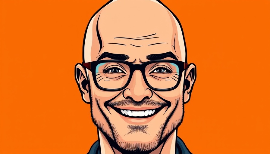 Illustration of a man with glasses on orange background with seths.blog, Finding Time for Entrepreneurs