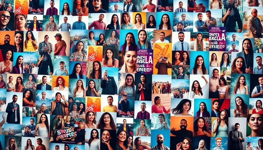 Create viral videos with AI through engaging social media collage.
