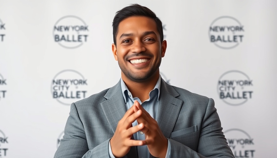 Nēv Schulman, in grey jacket smiling, real estate setting.