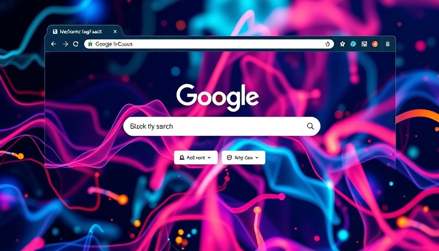 Web browser with AI search feature displayed, latest AI news 2025