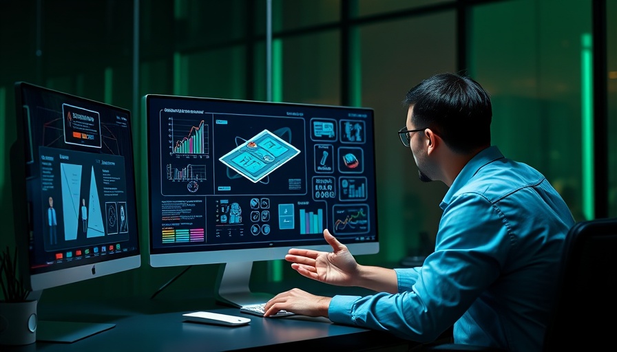 Modern AI tools graphic design presentation screenshot.